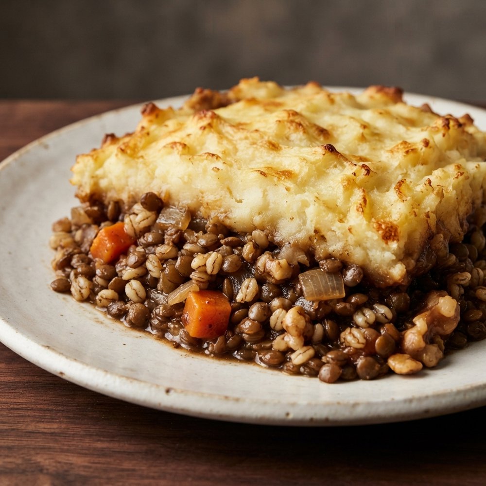 Lentil and Barley Shepherd’s Pie (Vegetarian)