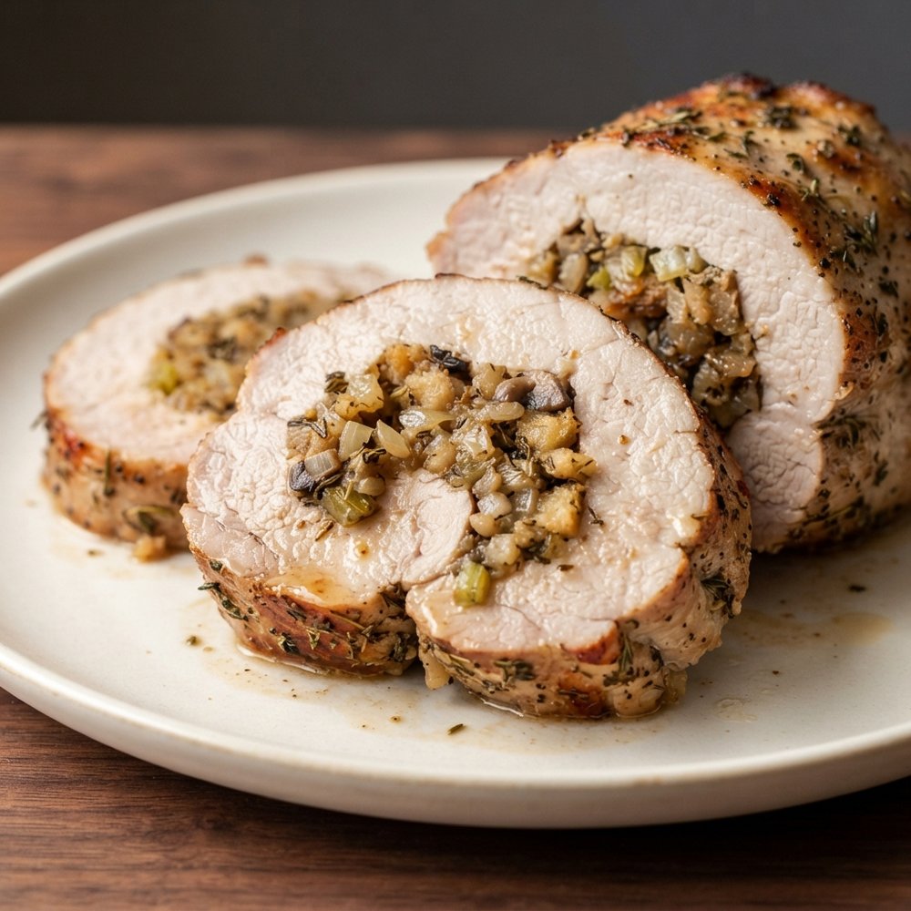 Herb-Stuffed Pork Loin Roast