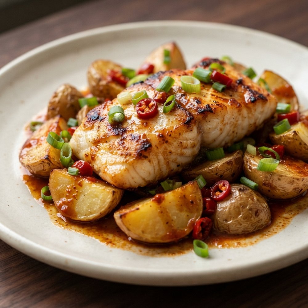 Michele’s Spanish-Style Sea Bass