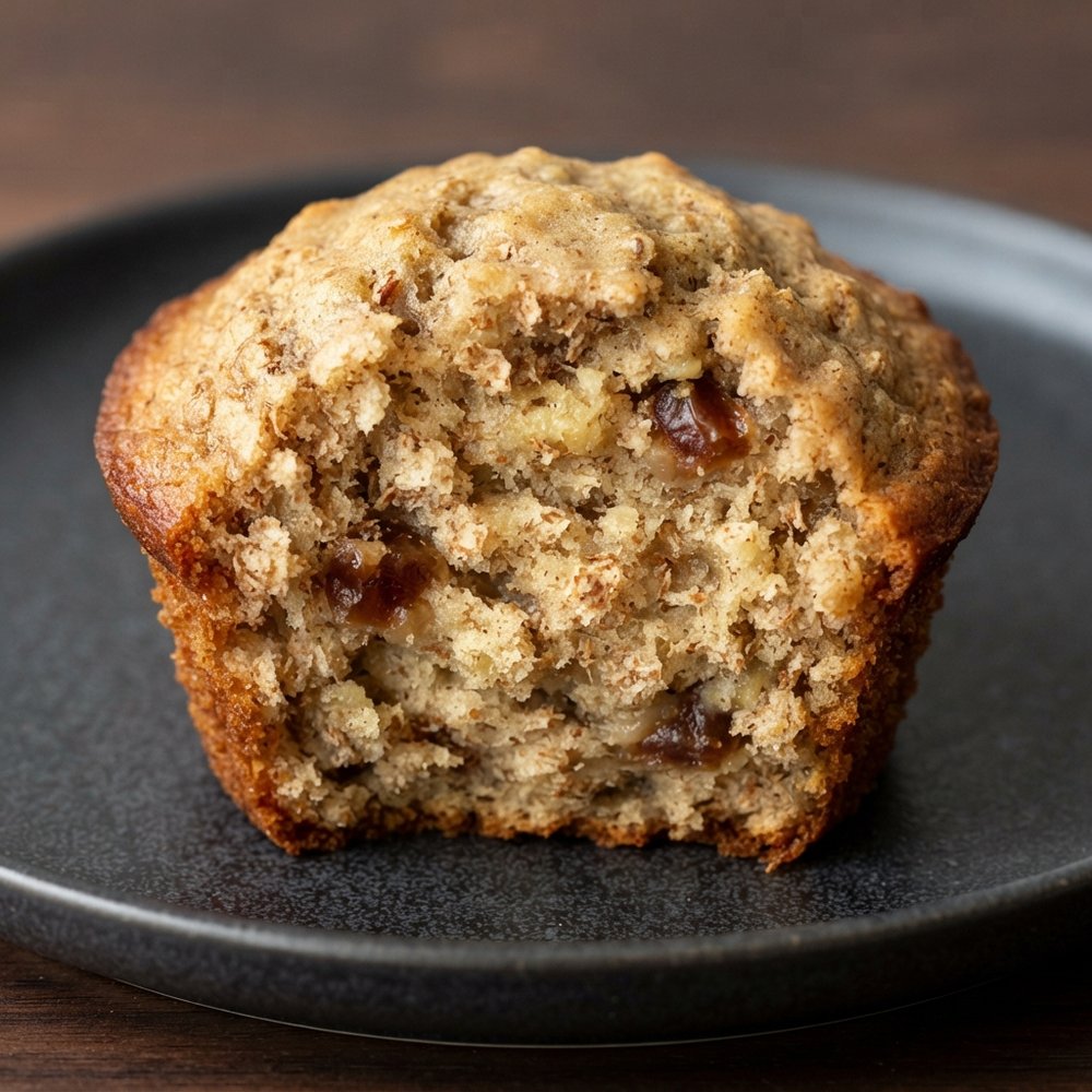 Bran-Boosted Banana and Date Muffins