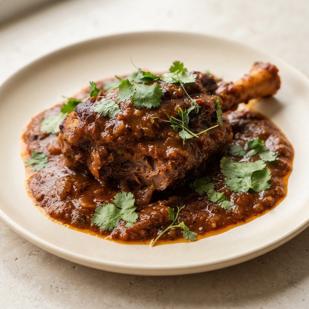 Braised Lamb Shank Vindaloo
