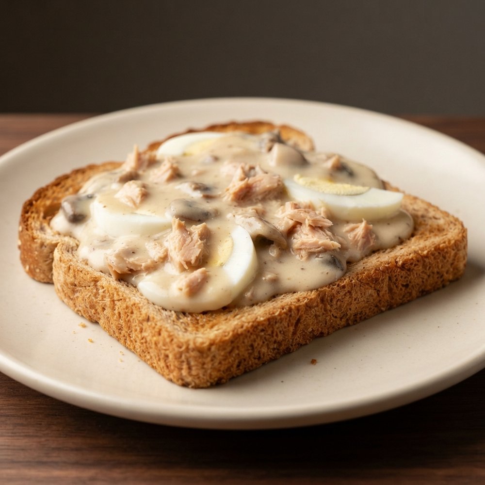 Creamy Tuna and Egg on Toast