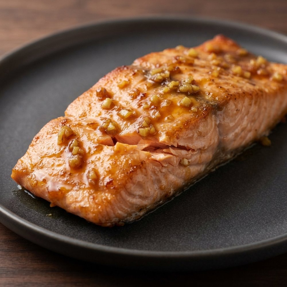 Oven-Roasted Salmon with Orange and Ginger Glaze