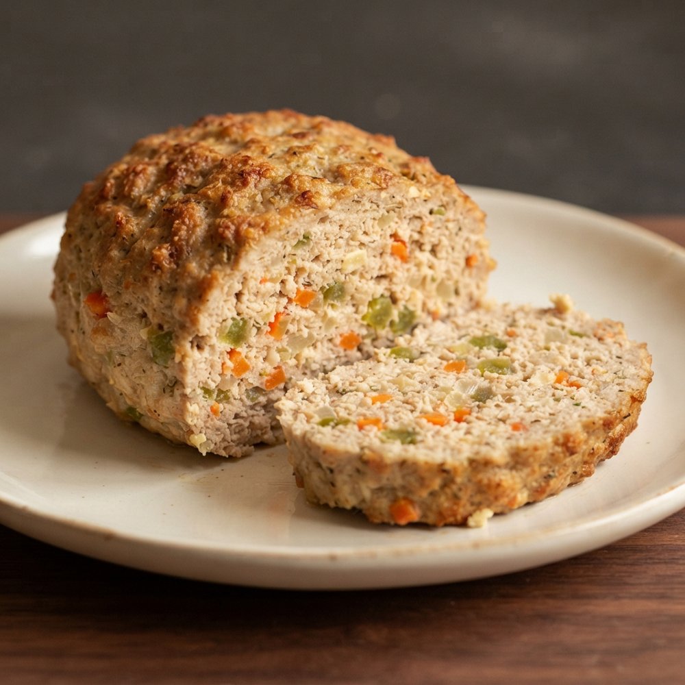 Reduced-Sodium Turkey Meatloaf with Veggies