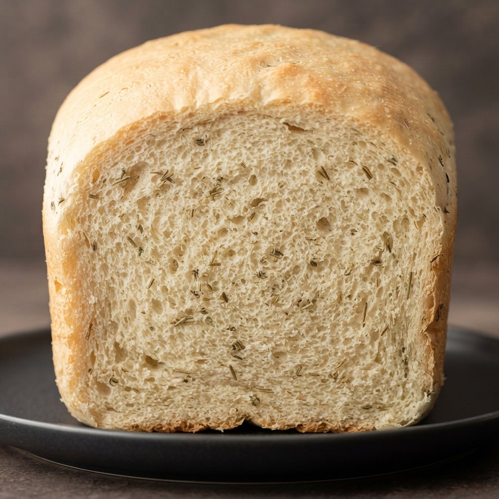 Ultra-Simple Rosemary Bread Machine Loaf