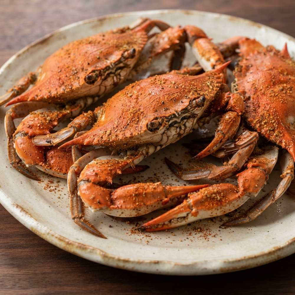 Beer-and-Vinegar Steamed Blue Crabs