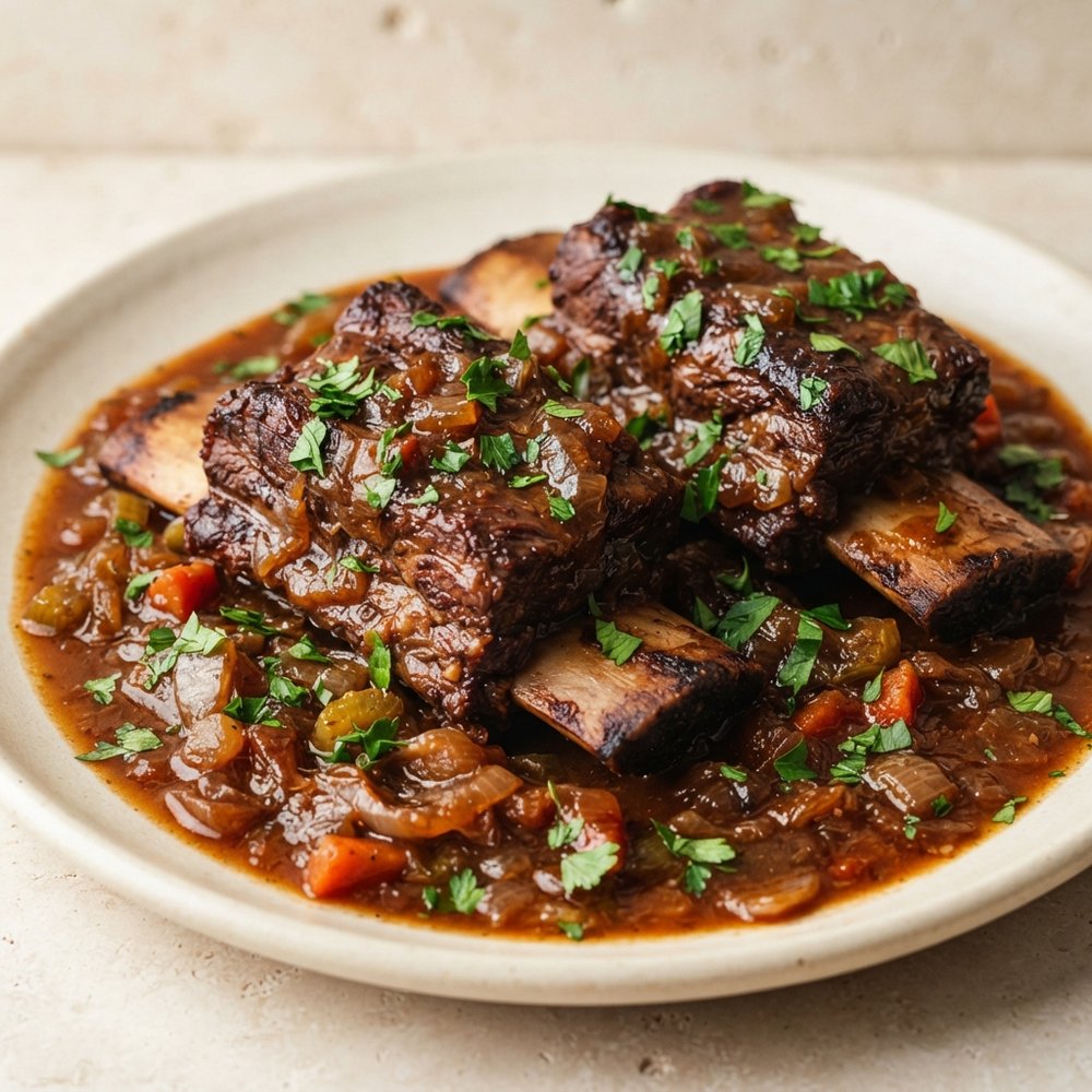Braised Beef Short Ribs with Rich Gravy