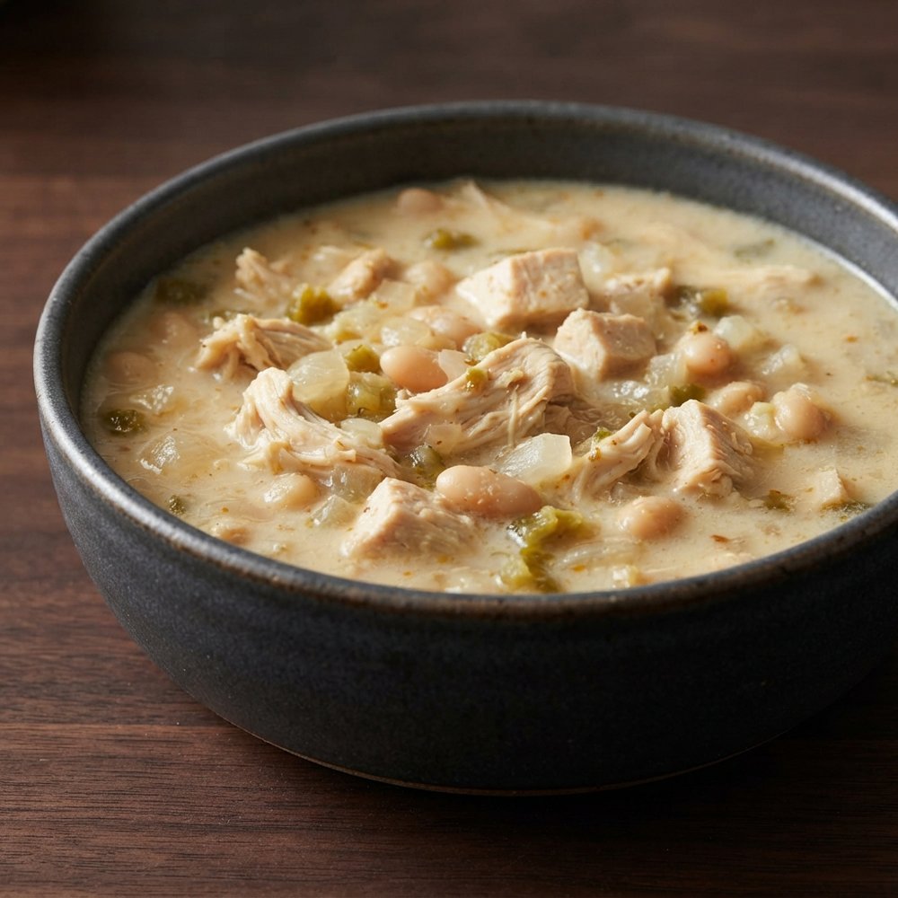 Cha Cha's Creamy White Chicken Chili