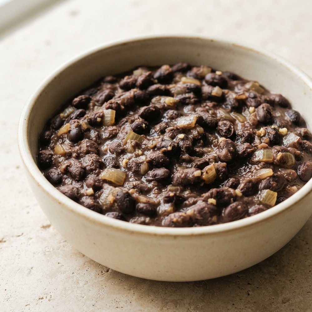 Oil-Free Refried-Style Black Beans