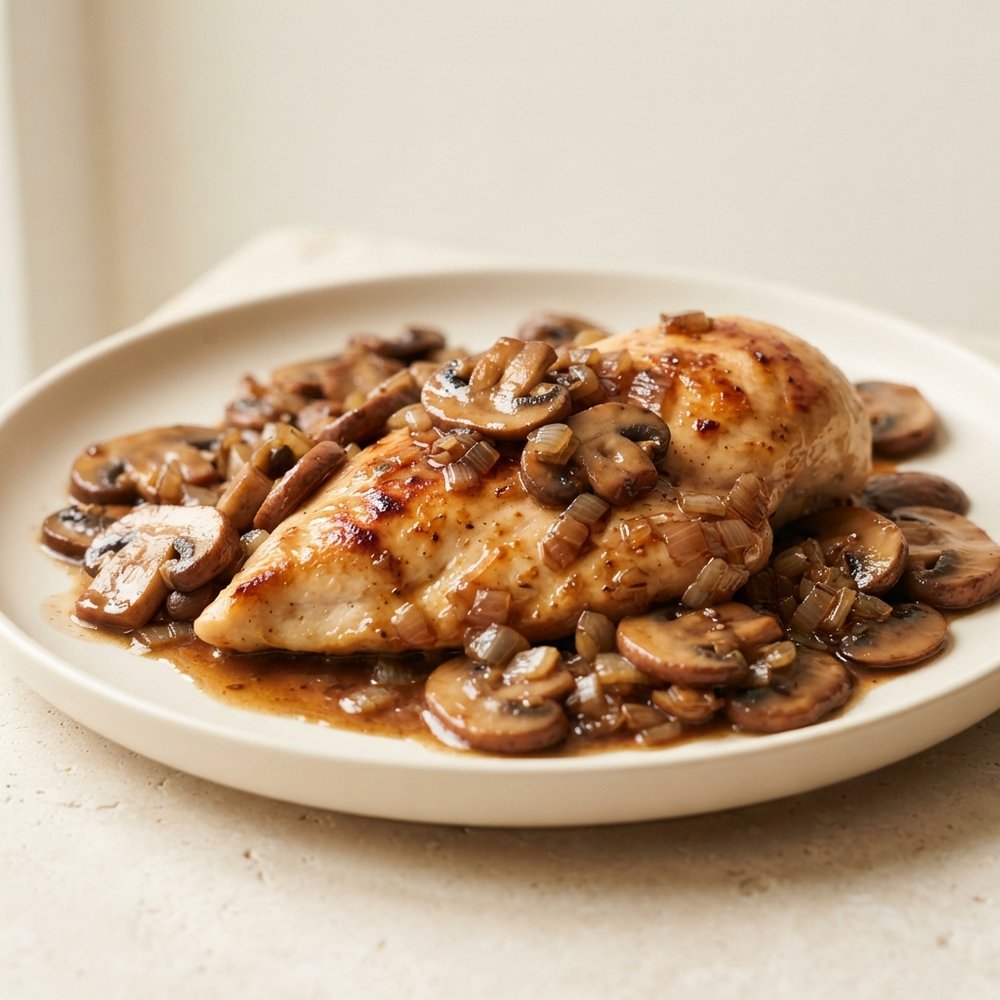 Balsamic Mushroom Chicken Skillet