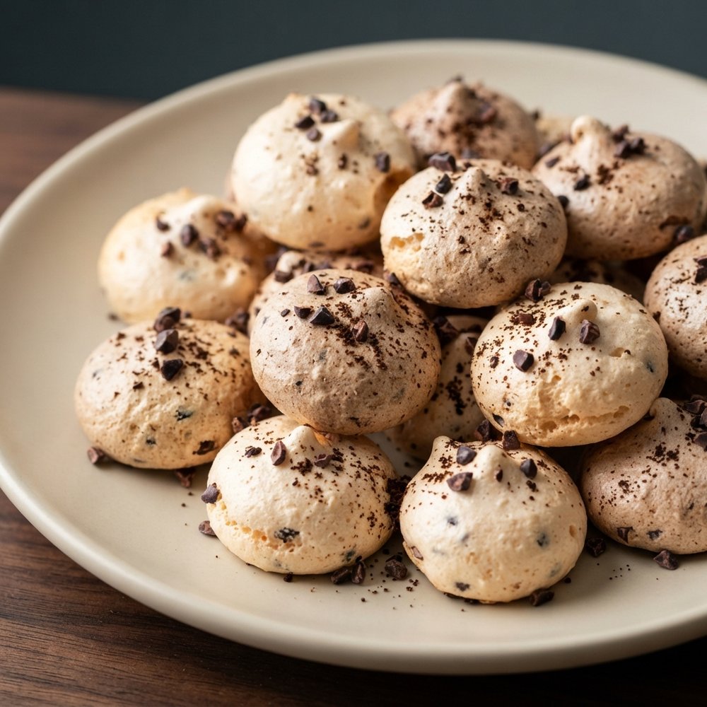Espresso-Chocolate Meringue Bites