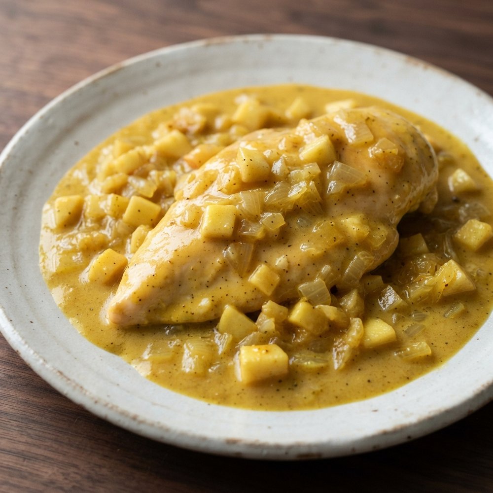 Curried Chicken with Apples