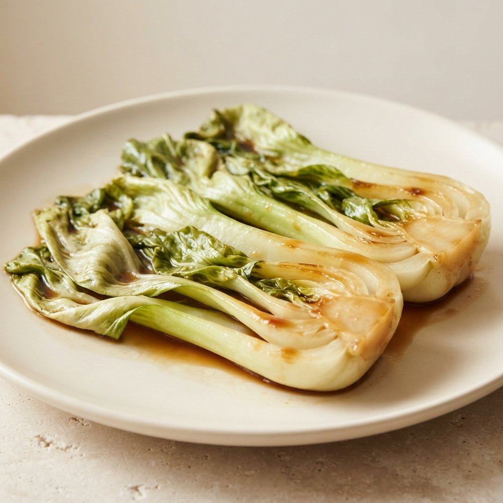 Soy-Braised Baby Bok Choy