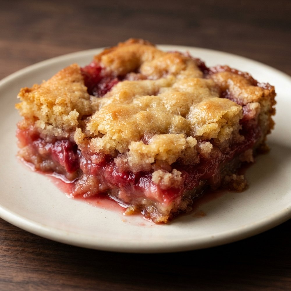Old-Fashioned Rhubarb Pudding Bake