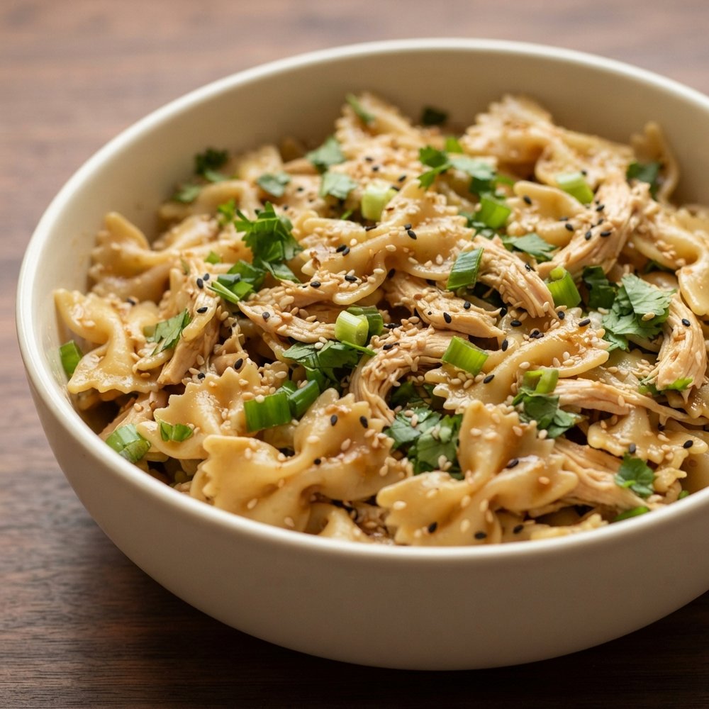 Sesame Pasta Chicken Salad