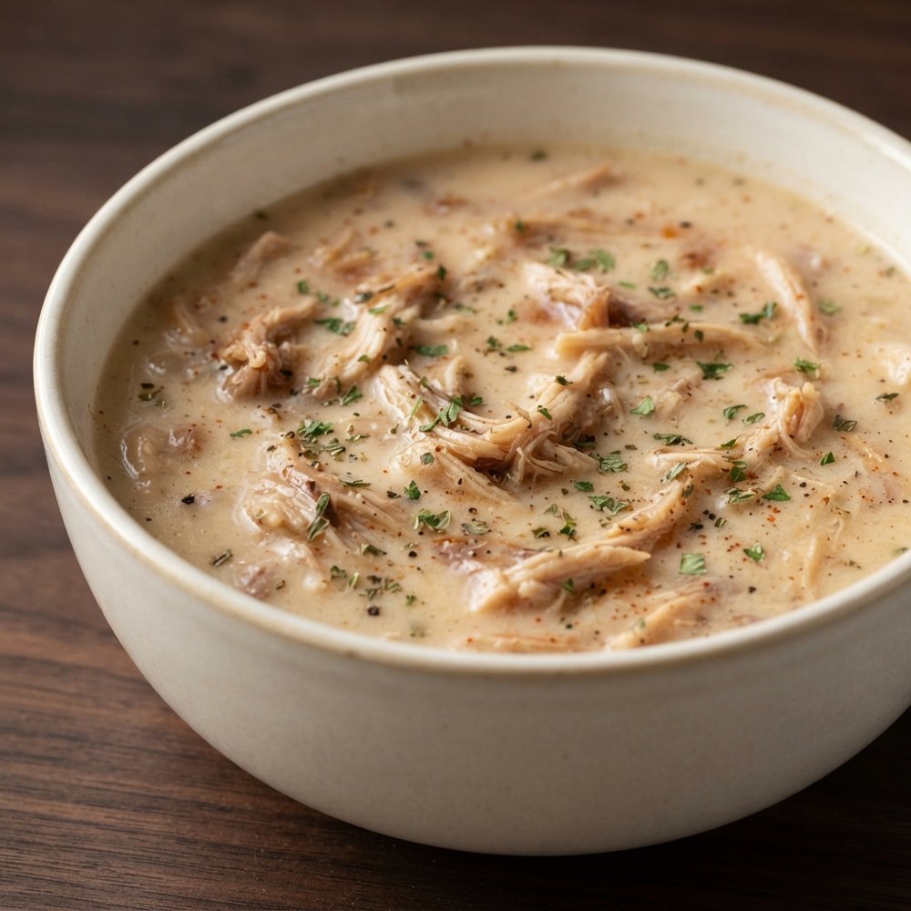Silky Pulled Pork Chowder
