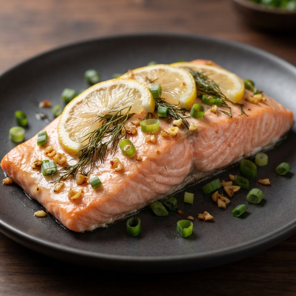 Lemon-Dill Garlic Salmon