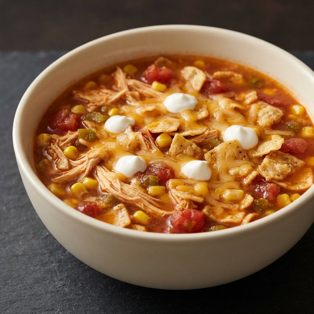 Quick Chicken Tortilla Soup