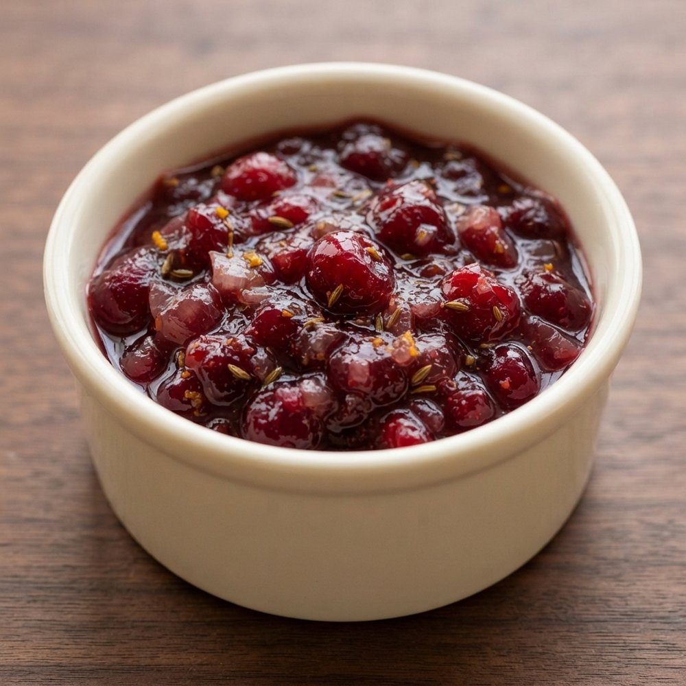 Instant Pot Easy Vegan Cranberry Orange Chutney