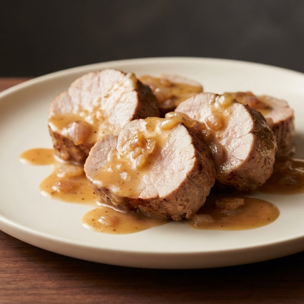 Pork Tenderloin with Dijon Marsala Sauce