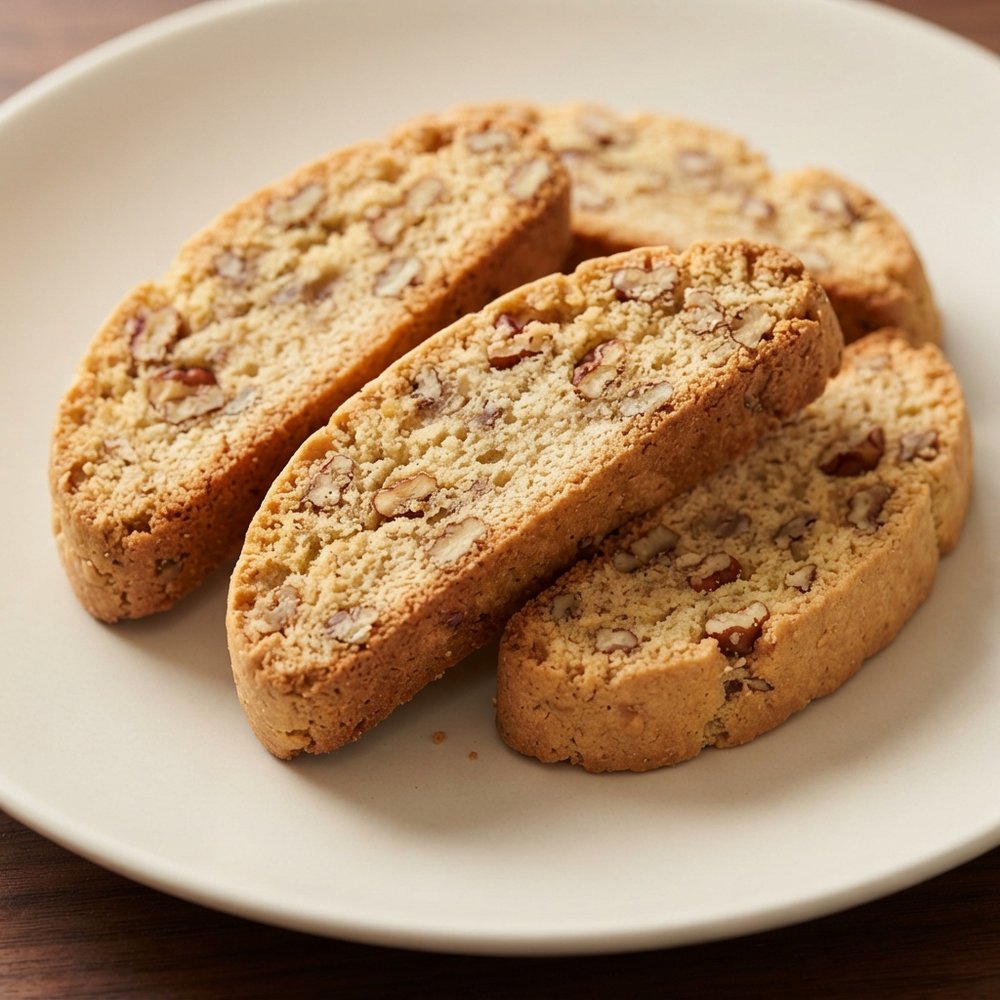 Rum-Kissed Banana Pecan Biscotti