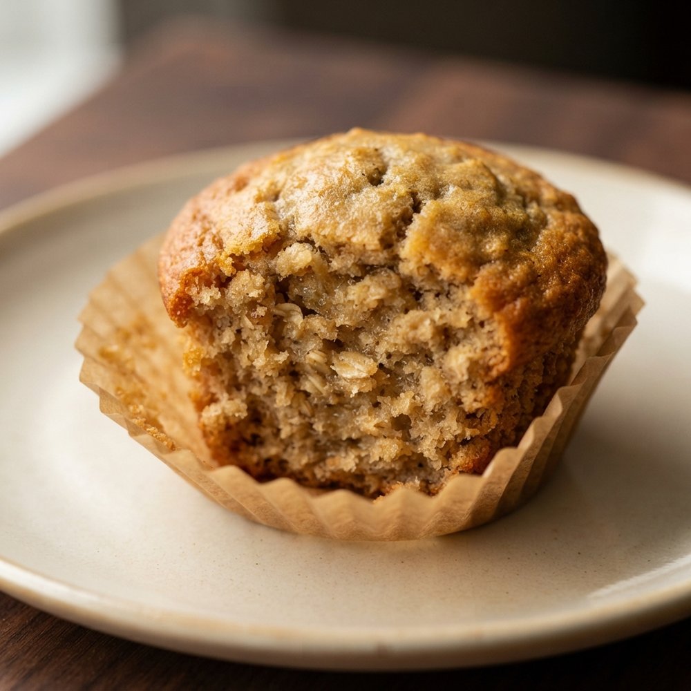 Egg White Banana Oat Muffins