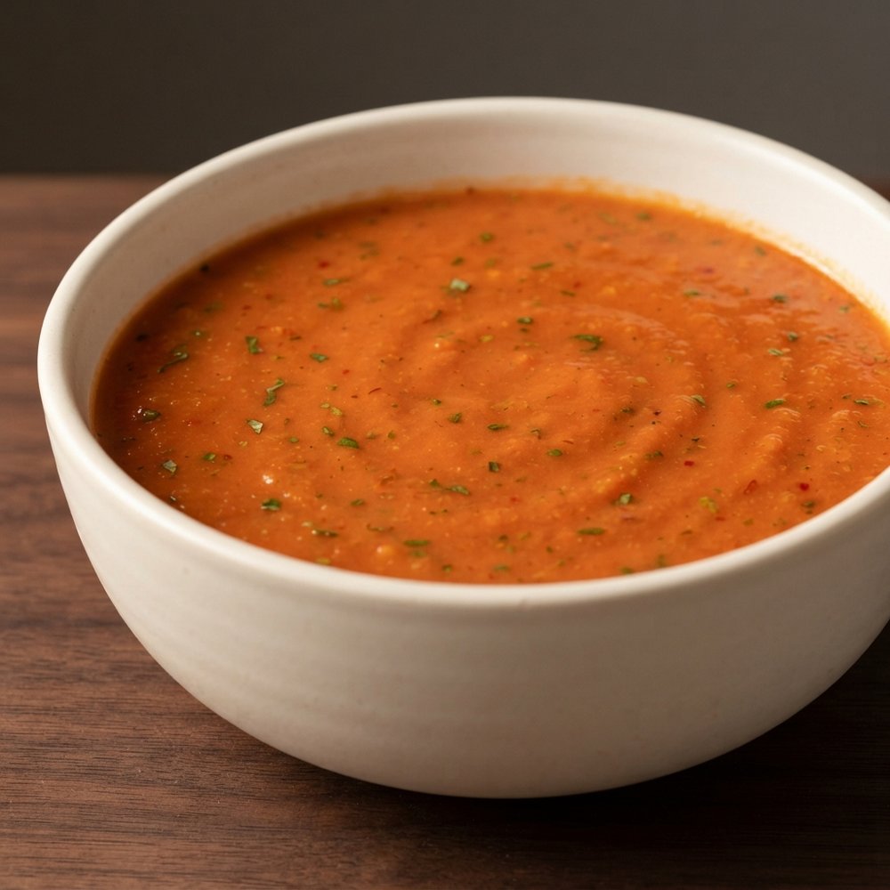 Fiery Fresh Tomato Basil Soup