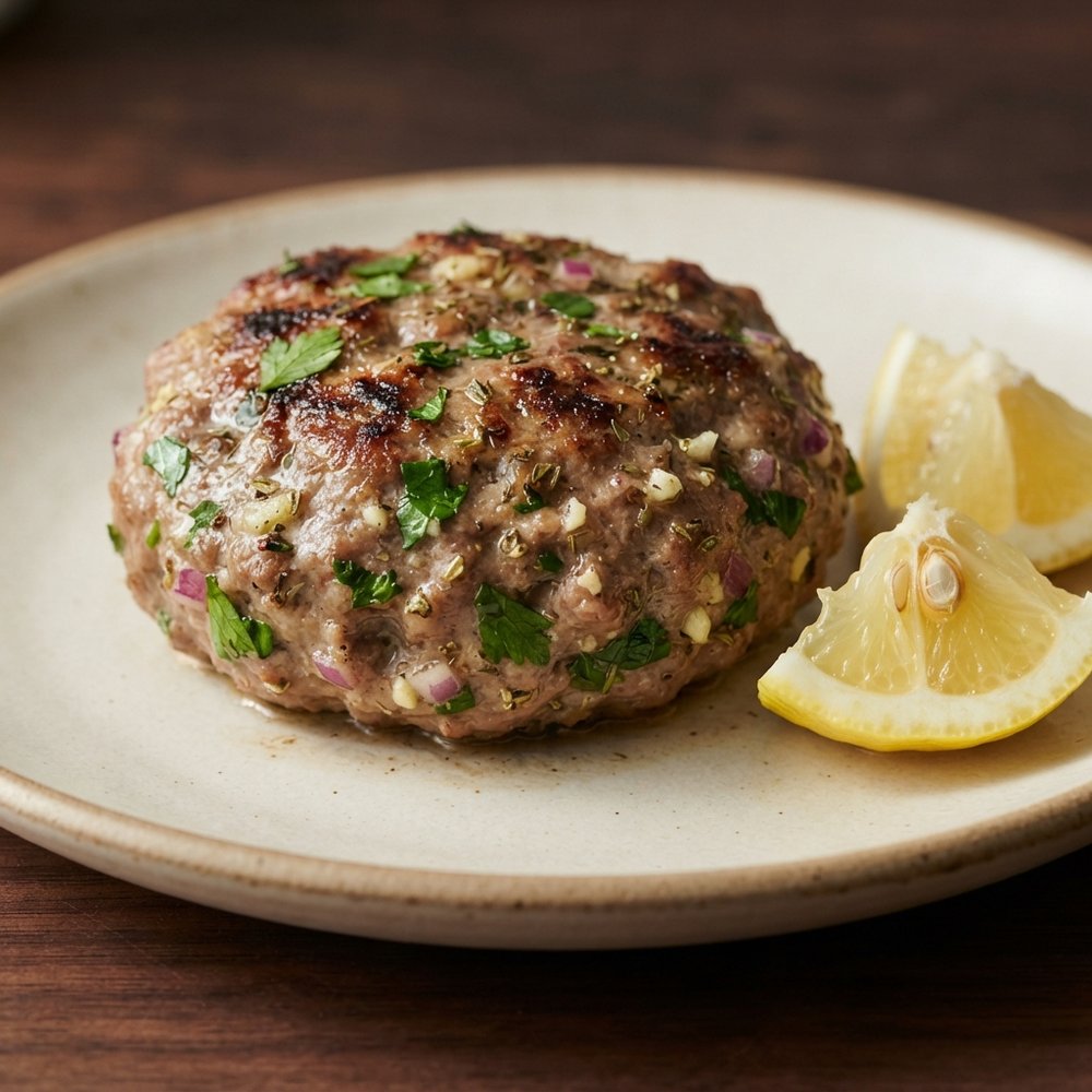 Greek-Style Beef Patties (Bifteki)