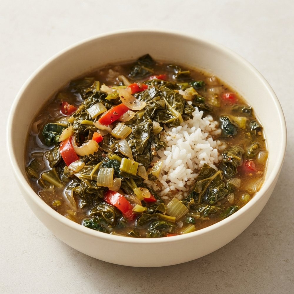 Louisiana Greens Gumbo (Gumbo Z’Herbes)