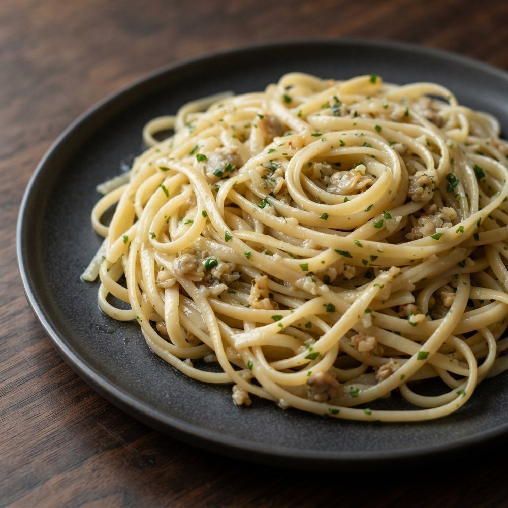 Linguine in White Clam Sauce