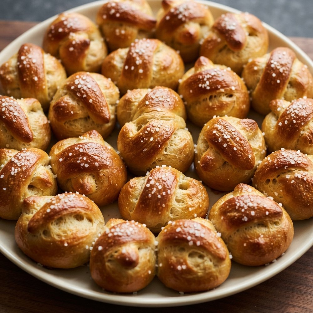 Pretzel Bites from Crescent Roll Dough