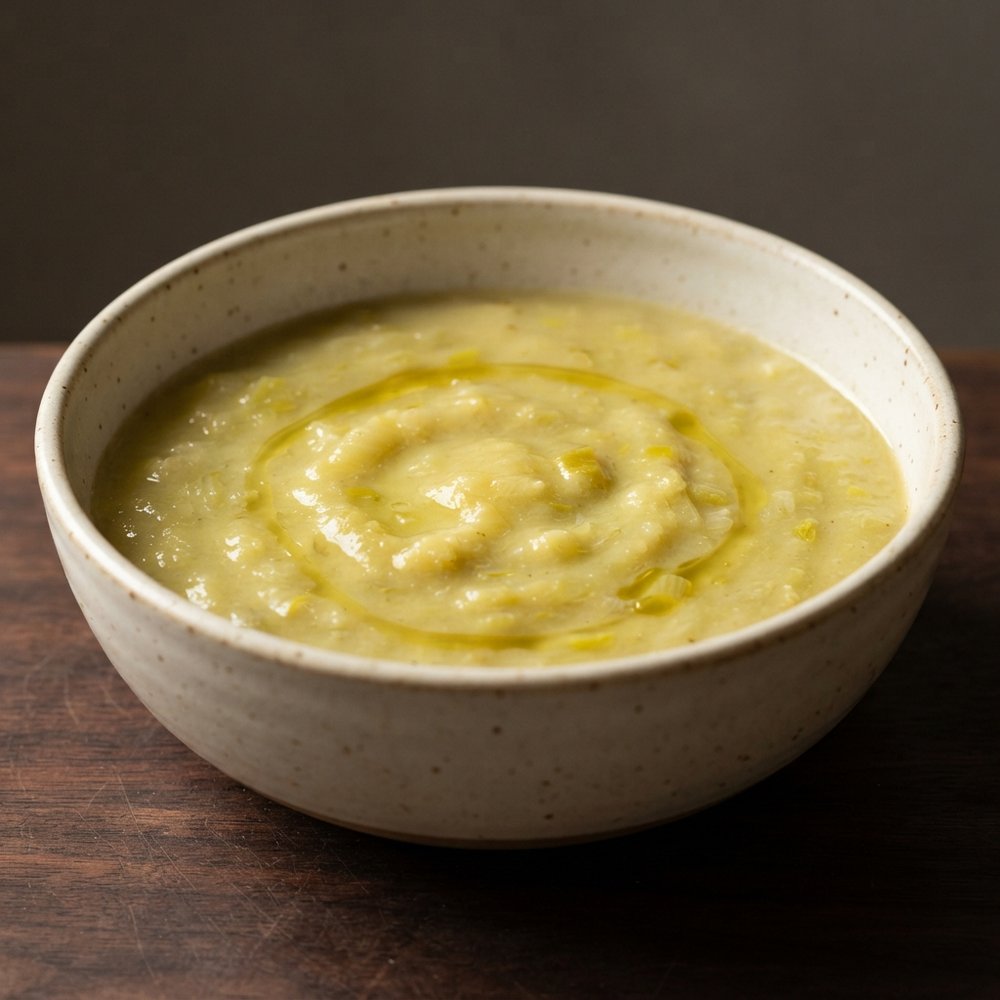 Creamy Leek and Potato Soup (Vegetarian)