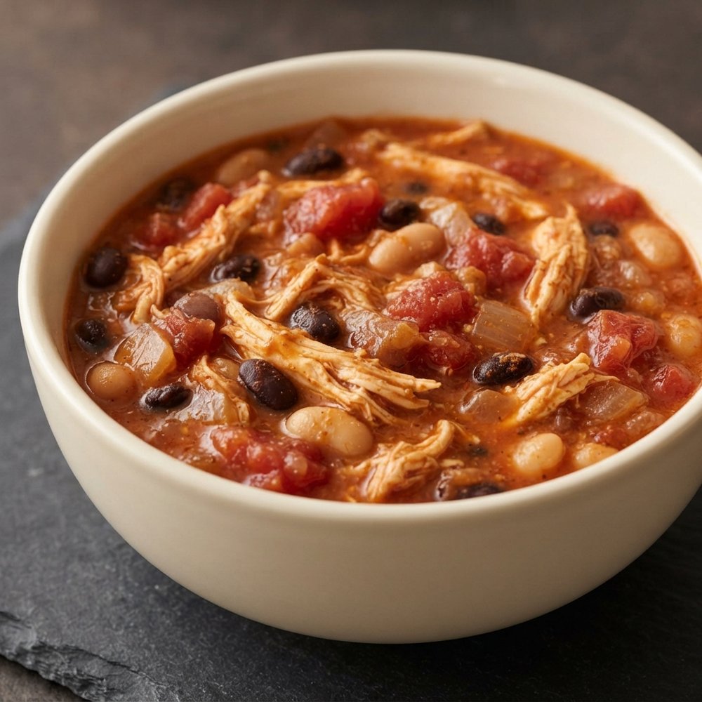 Crockpot Chicken Bean Chili