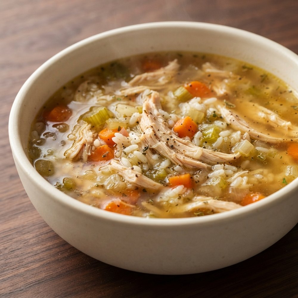 Hearty Turkey and Rice Soup