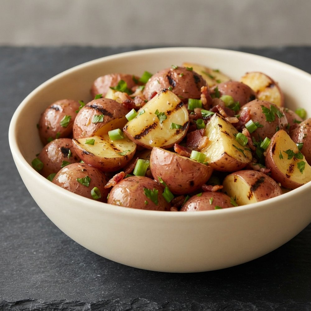 Smoky Grilled Red Potato Salad