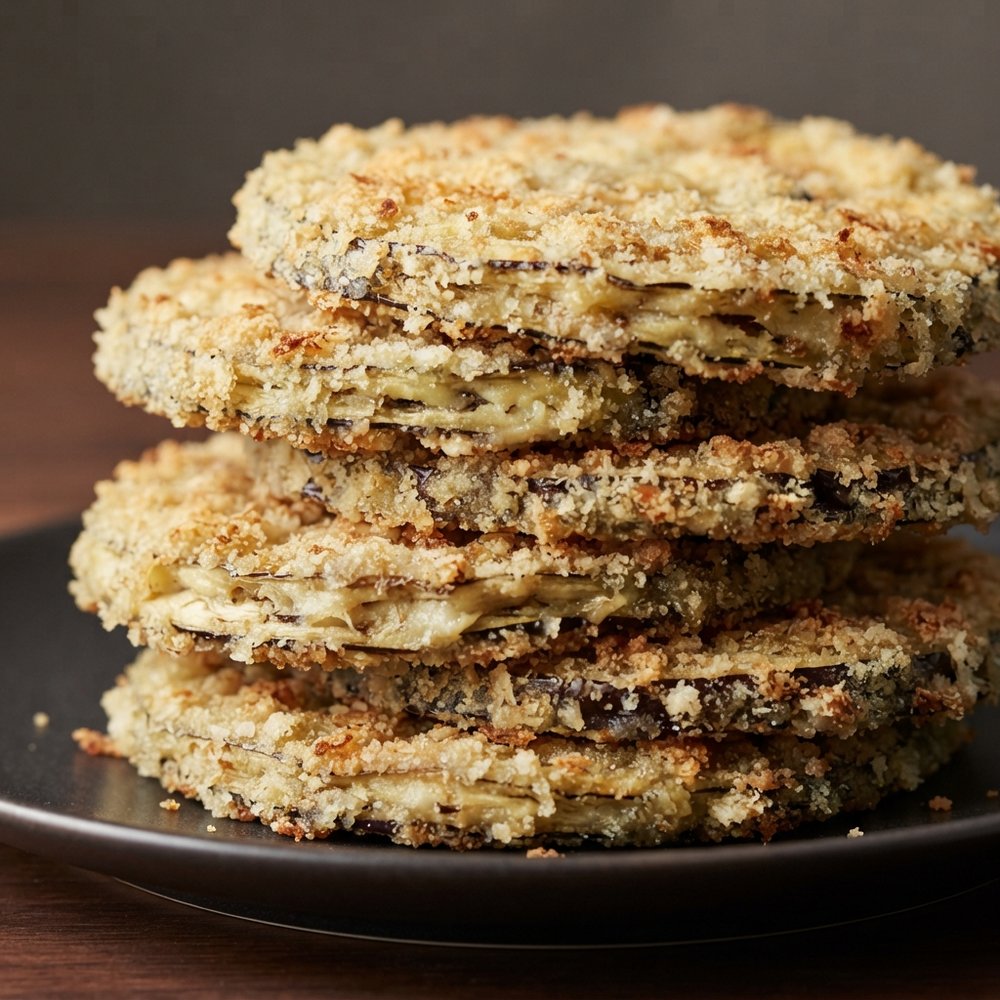 Crispy Pan-Seared Eggplant Cutlets