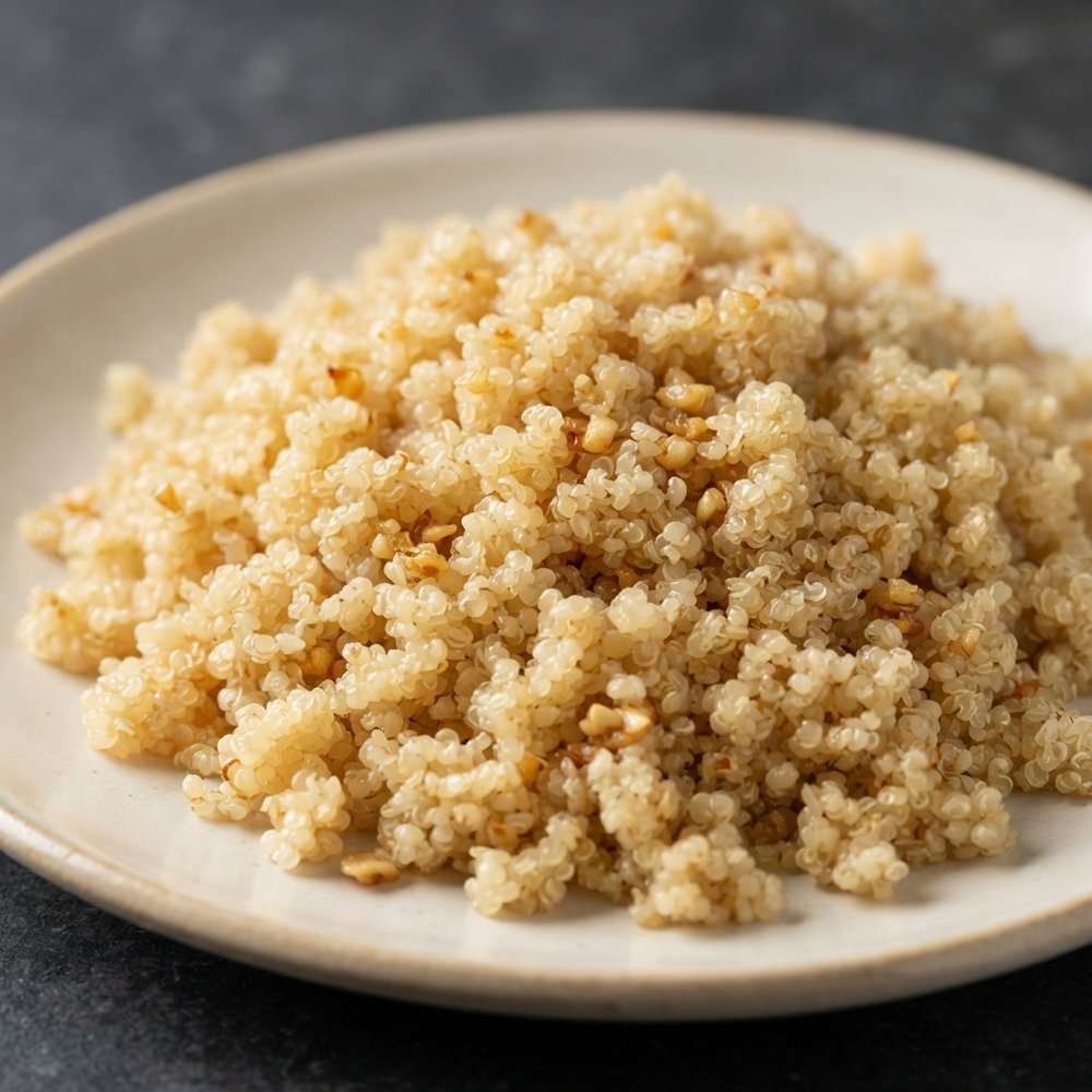 Buttery Garlic Quinoa Pilaf