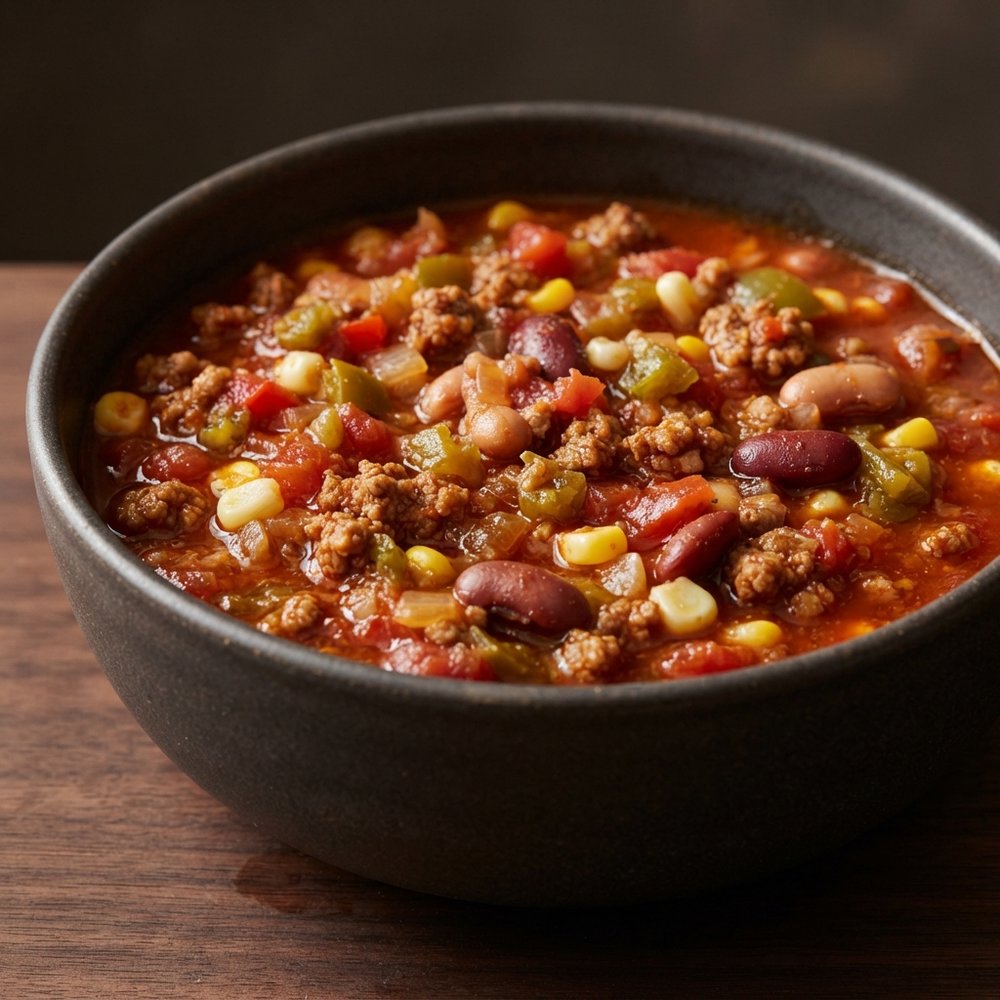 Weeknight Beef and Bean Chili