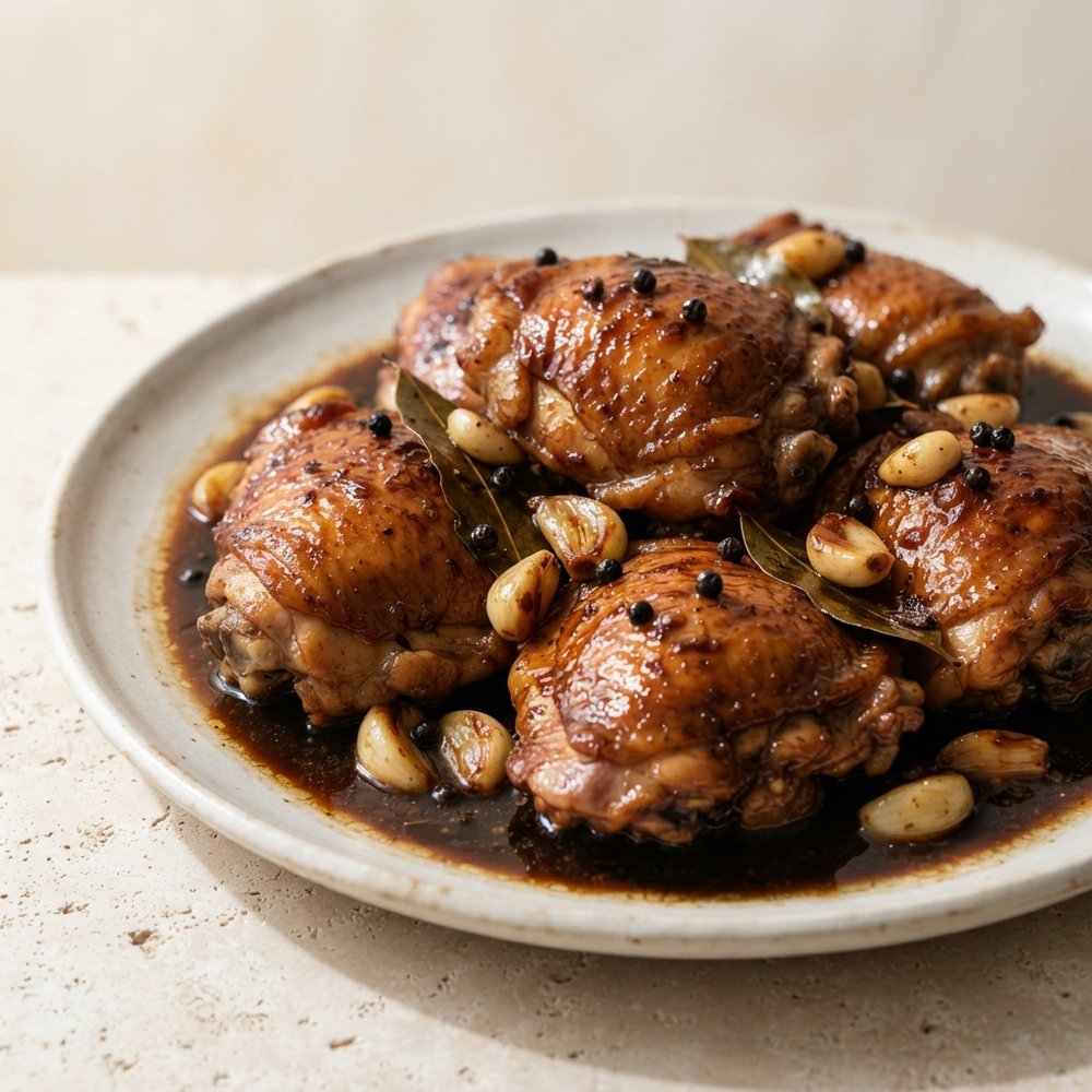 Crockpot Filipino Chicken Adobo