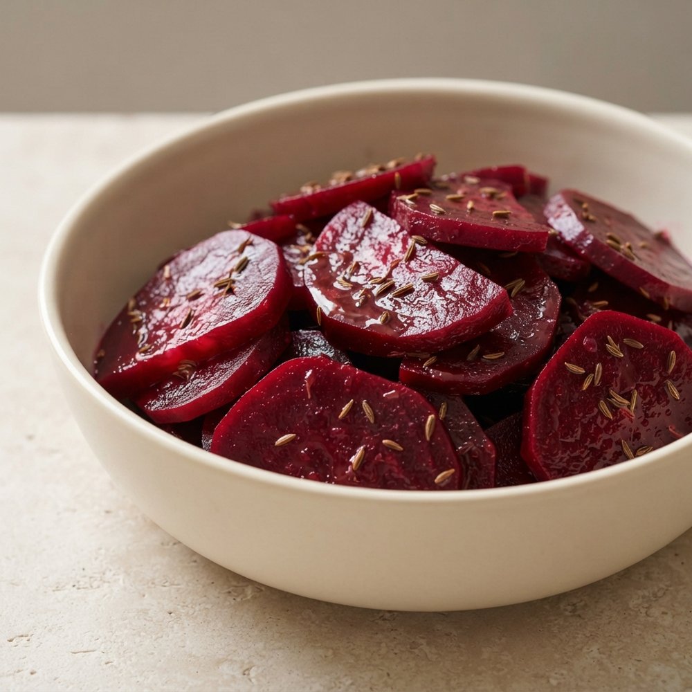 Caraway-Kissed German Beet Salad