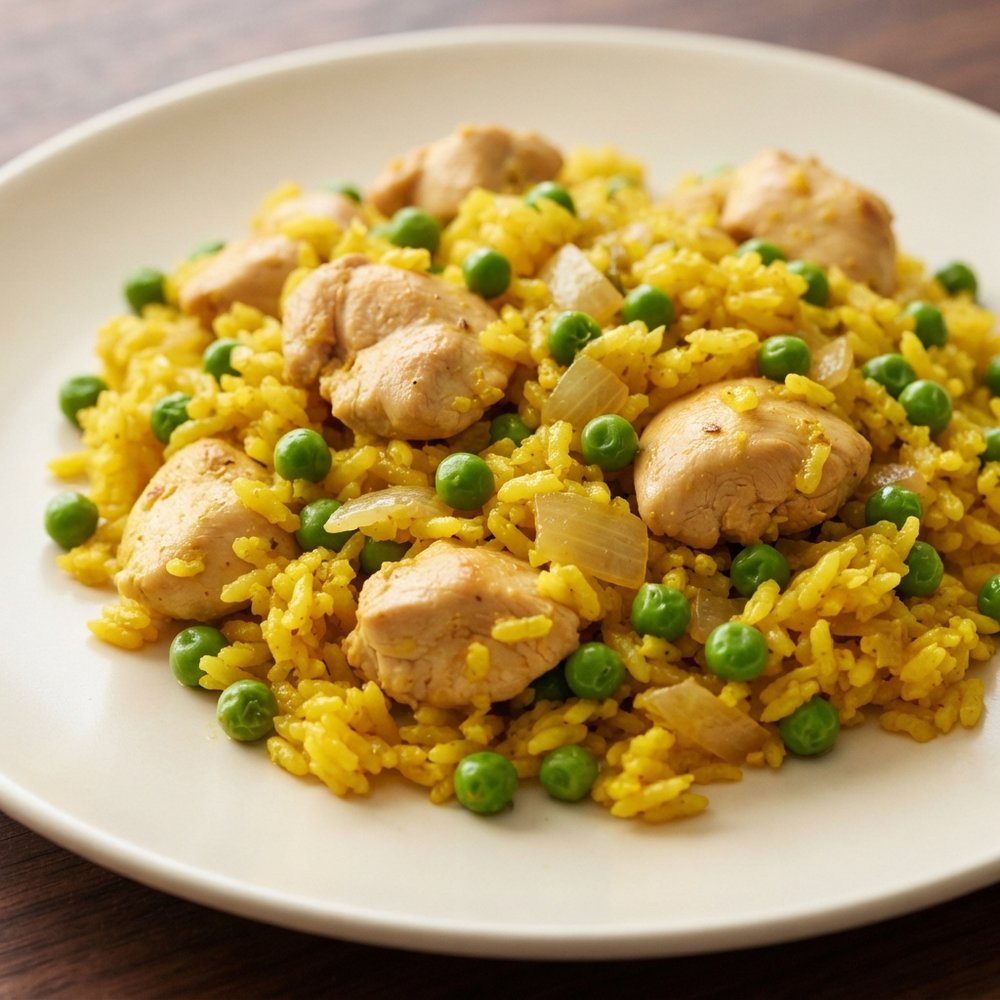 One-Pan Spanish-Style Chicken with Yellow Rice