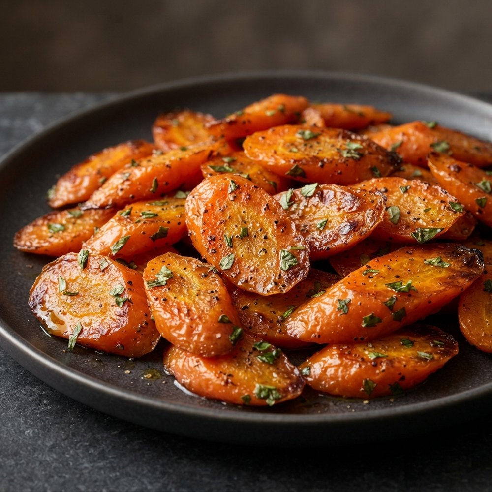 Herbed Oregano Roasted Carrots
