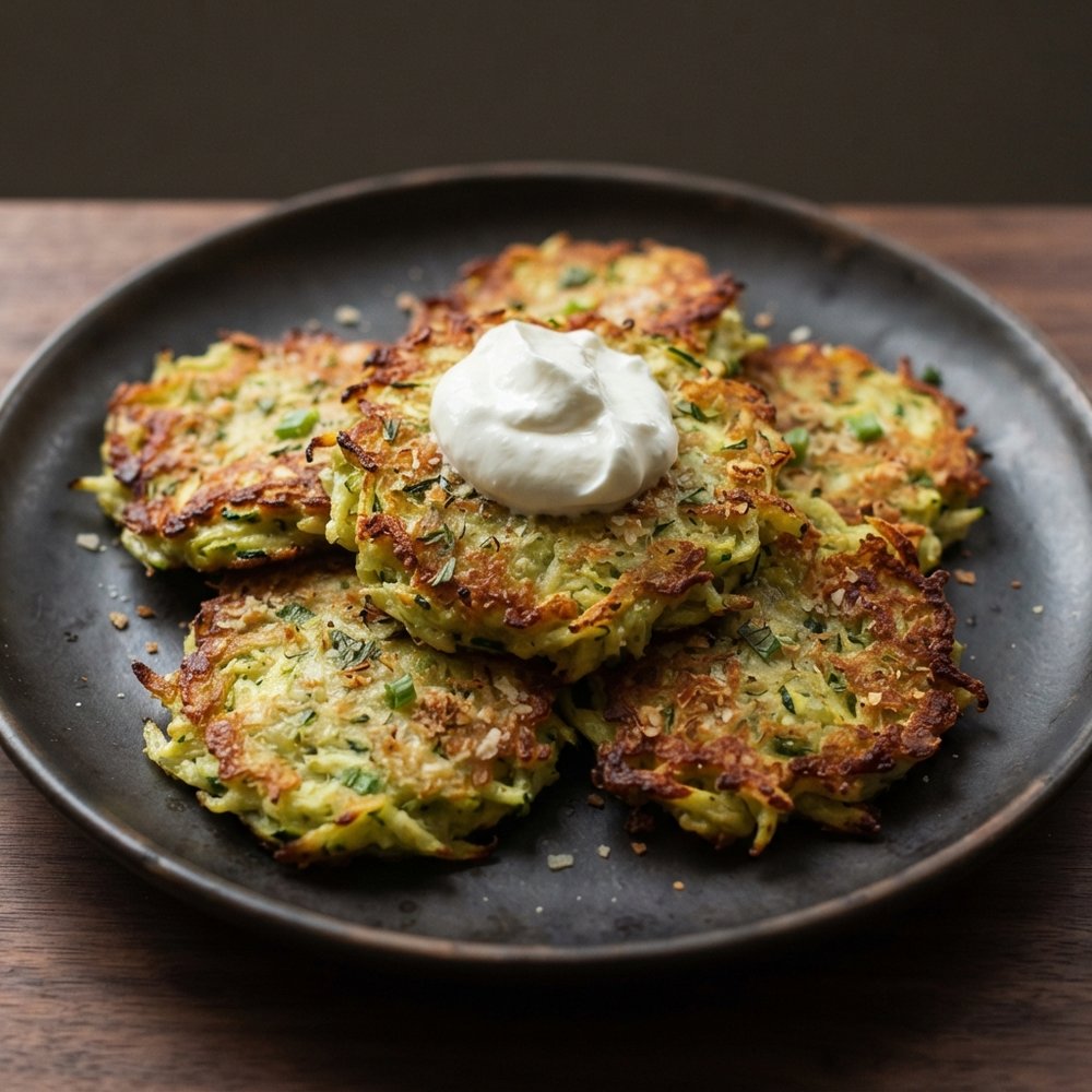 Mom's Zucchini Pancakes