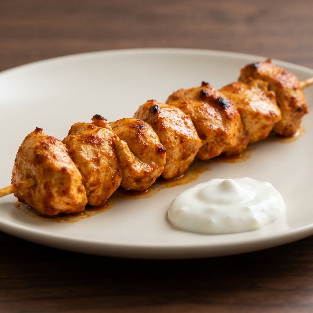 Marinated Shish Tawook Chicken Skewers
