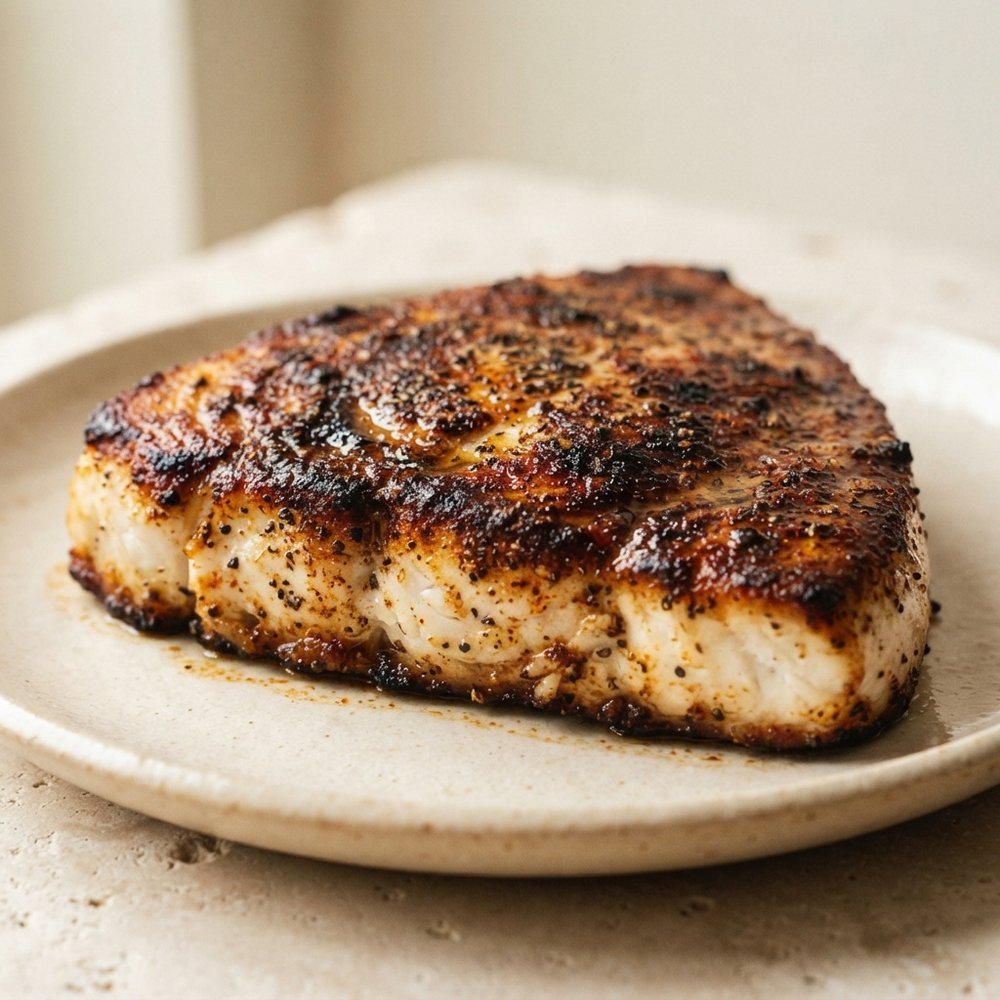 Easy Blackened Swordfish