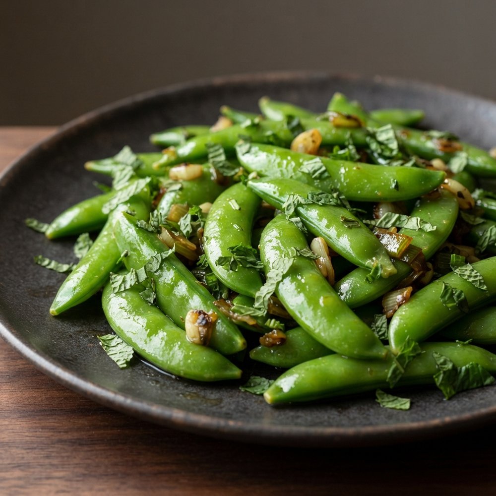 Minted Sugar Snap Peas