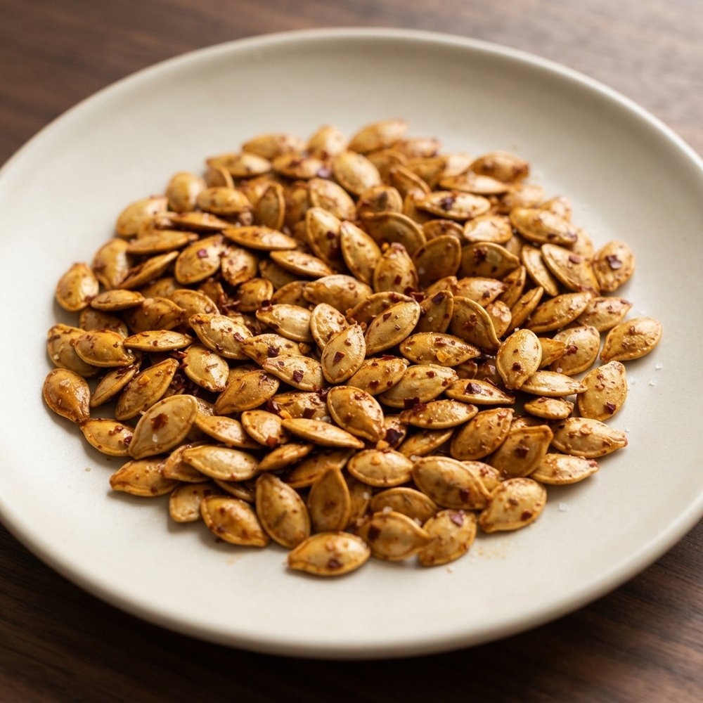 Maple-Chili Air Fryer Pumpkin Seeds