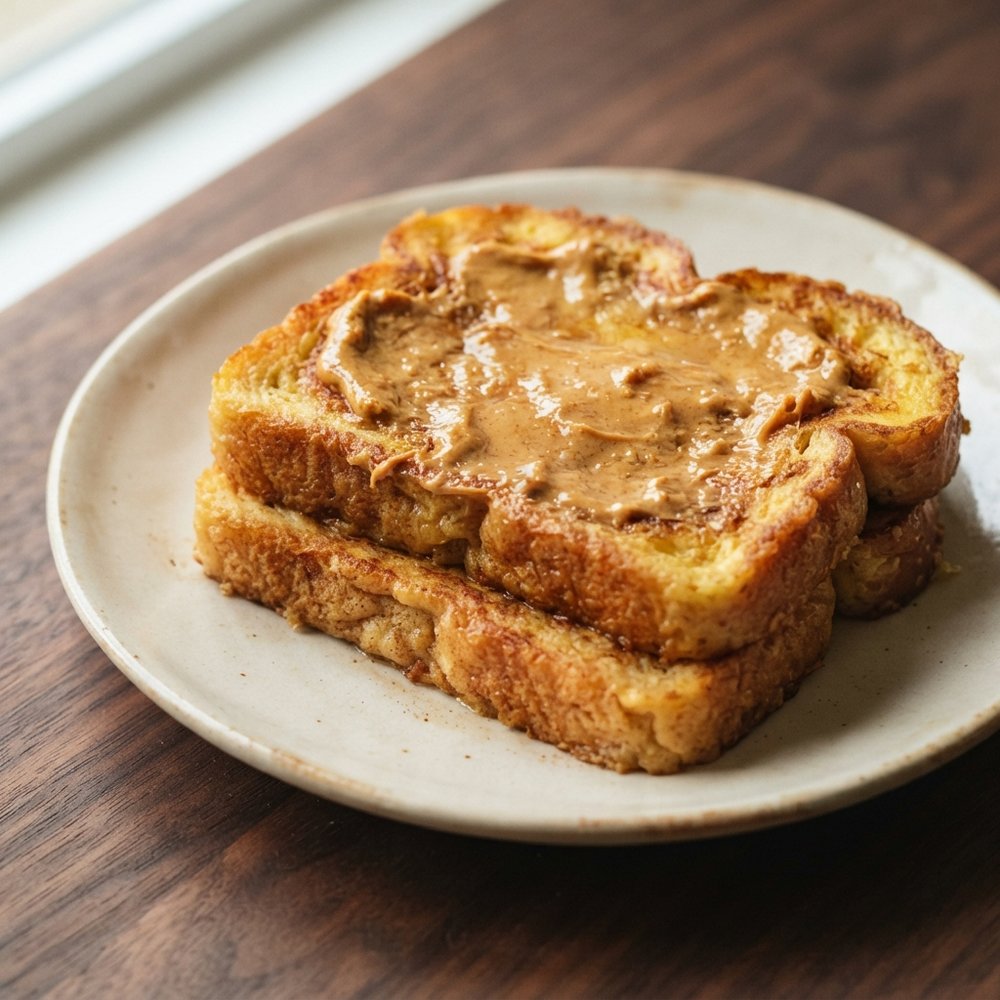 Creamy Peanut Butter French Toast