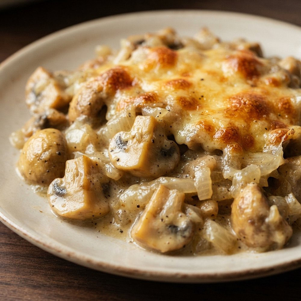 Simple Russian Baked Mushrooms