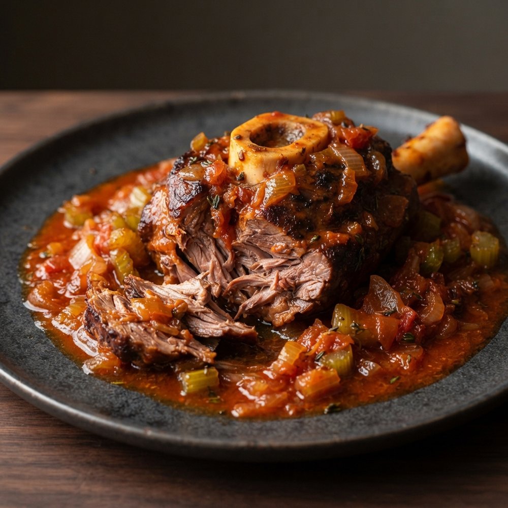 Slow-Braised Lamb Osso Buco